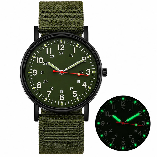 Men military leather date - men’s,