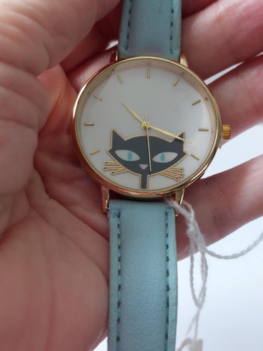 Cat design watch black - black,