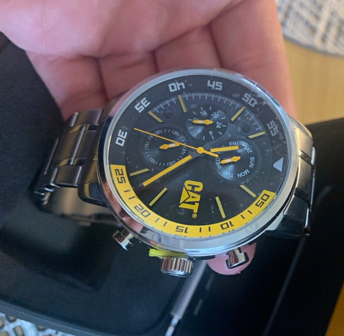 Cat men chronograph - chronograph, quartz