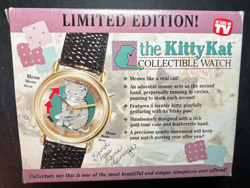 Kitty kat collectible watch - kitty,