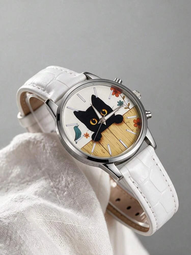 Cute cartoon black cat pattern - cute,
